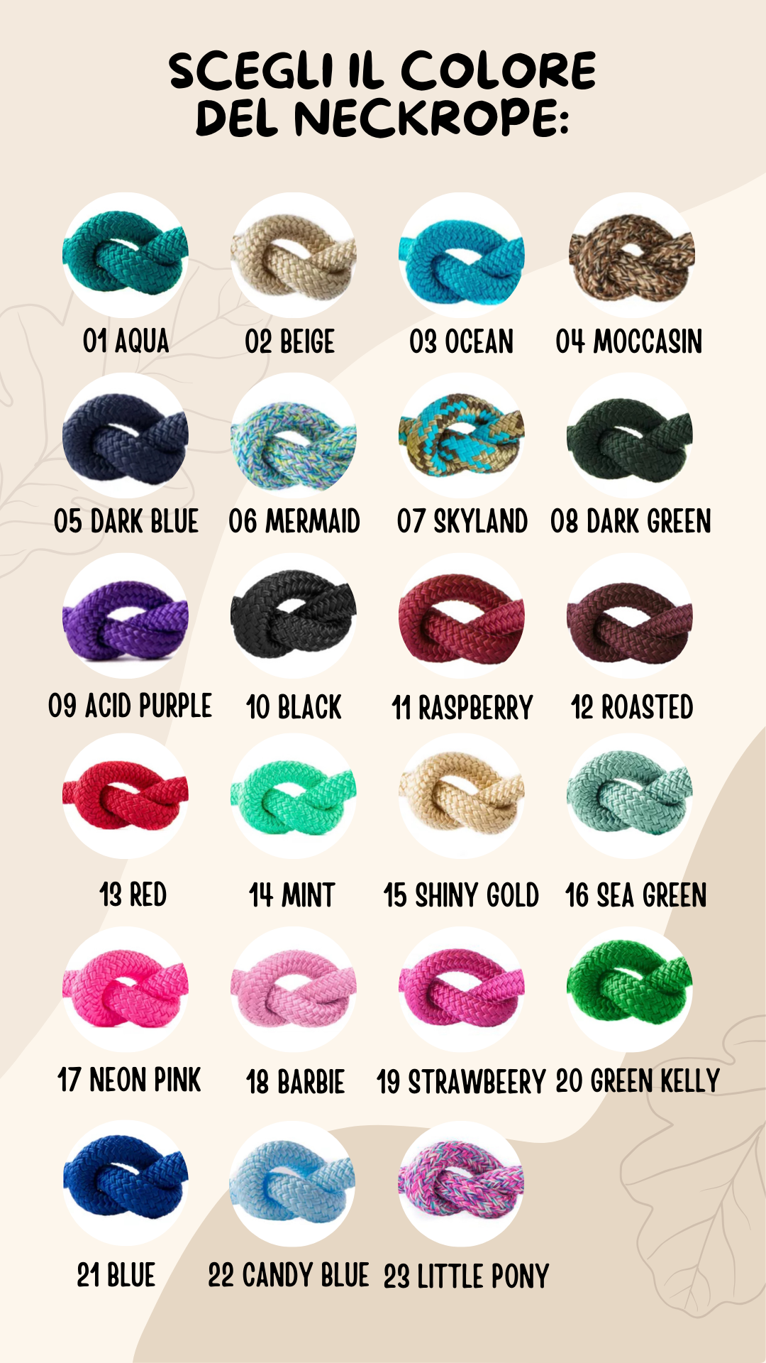 Neckrope per cavalli
