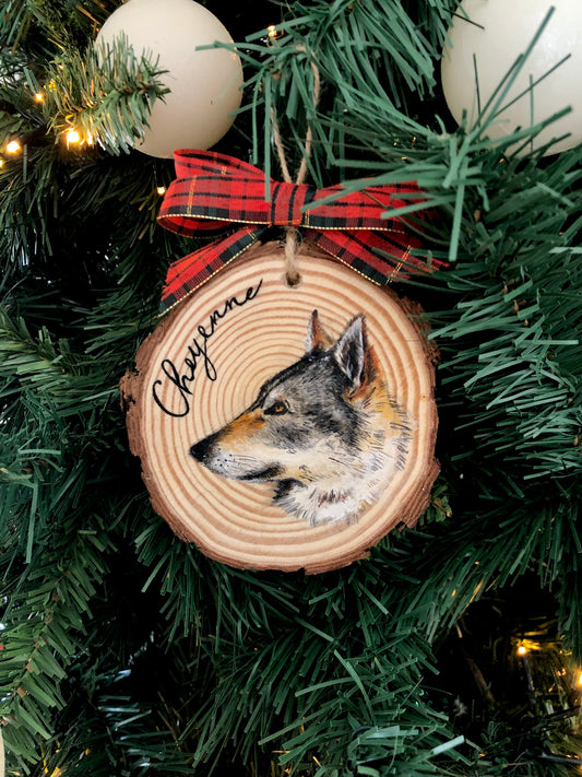 Dischi di legno dipinti a mano personalizzabili